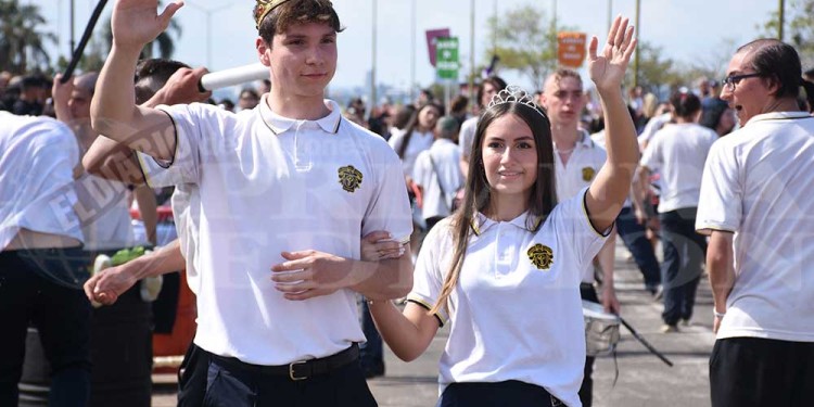 Galería: los estudiantes pusieron toda la alegría y el ritmo en la costanera