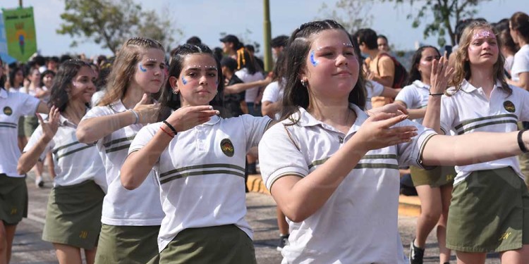 Galería: los estudiantes pusieron toda la alegría y el ritmo en la costanera