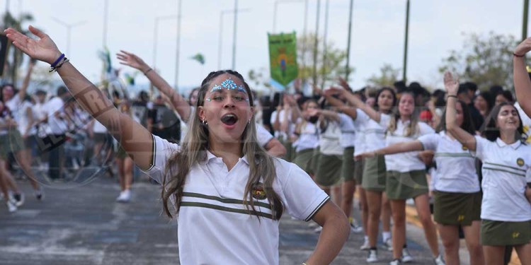 Galería: los estudiantes pusieron toda la alegría y el ritmo en la costanera