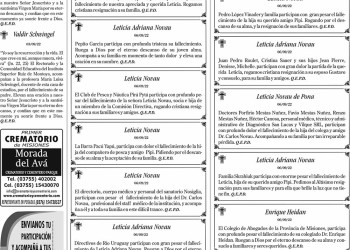 Fúnebres del Miércoles 7 de Septiembre de 2022