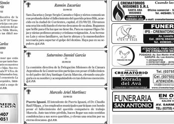 Fúnebres del Sábado 24 de Septiembre de 2022