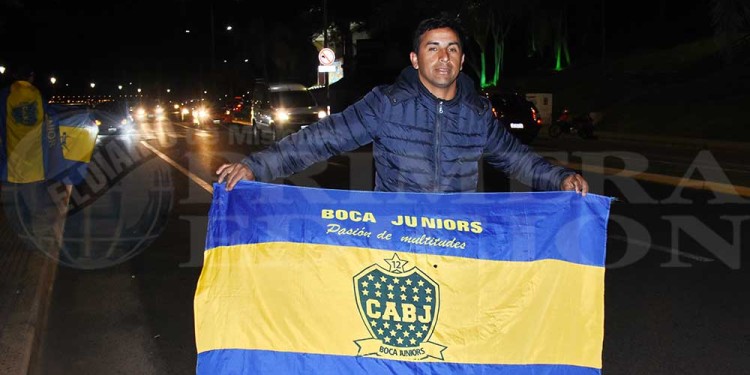 Galería: el festejo “xeneize” en Posadas tras el triunfo en el Superclásico