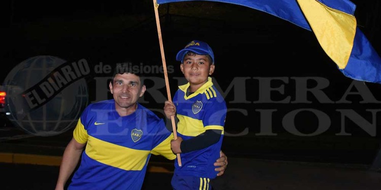 Galería: el festejo “xeneize” en Posadas tras el triunfo en el Superclásico