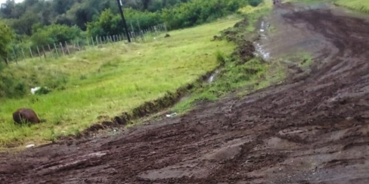 SÓLO EN 4X4. La calle de ingreso al barrio no tiene tosca y es la única, por eso piden que la dejen en condiciones.
