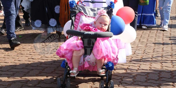 La fiesta a pleno: con el desfile de colectividades, los inmigrantes festejan en Oberá