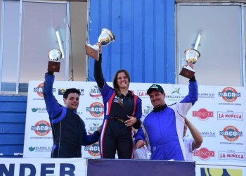 Karting: María, protagonista del finde