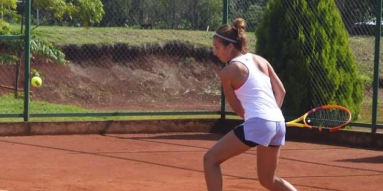 SALIÓ A LA CANCHA. Maria Larreteguy tuvo su debut internacional en el W15.(Foto gentileza C.Reble).