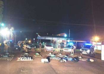 Incautaron cerca de 312 kilos de marihuana en San Pedro