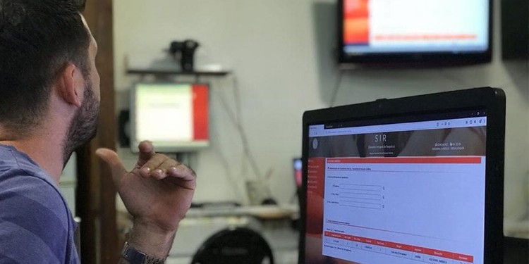 Sistema Integral del Registro (SIR), otra de las plataformas virtuales (Imagen: registrocivil.misiones)