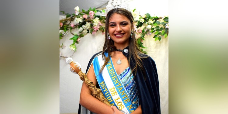 REPRESENTANTE MISIONERA. Tiziana Vignolles, se convirtió en la 10 soberana de Misiones que representará a los estudiantes del país.