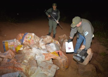 Gendarmería incautó casi 600 kilos de marihuana en Puerto Esperanza