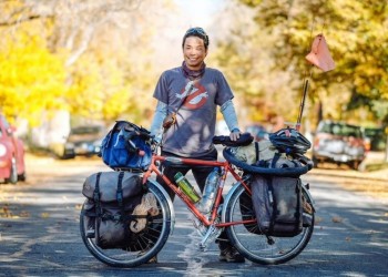 Ocho años viajando despacio en bicicleta y con la casa a cuestas