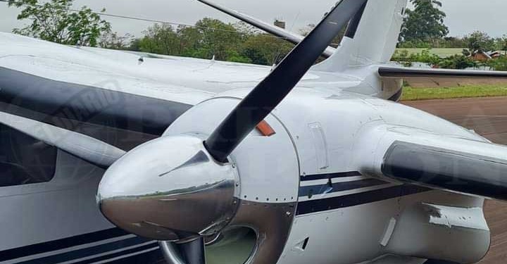 Aterrizaje forzoso en el Aeroclub Apóstoles