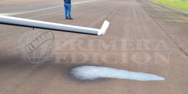 Aterrizaje forzoso en el Aeroclub Apóstoles