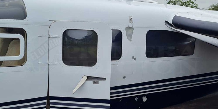 Aterrizaje forzoso en el Aeroclub Apóstoles