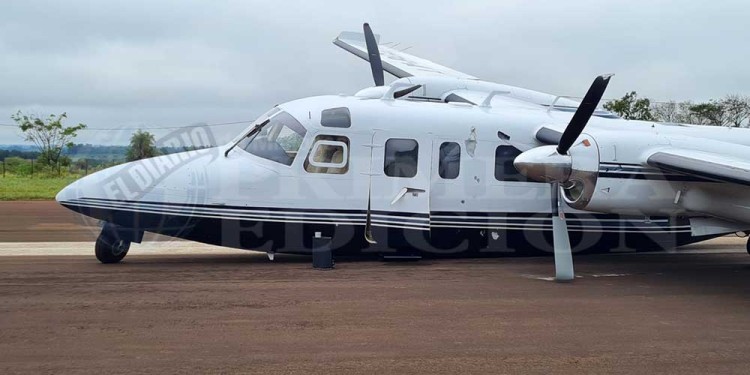 Aterrizaje forzoso en el Aeroclub Apóstoles