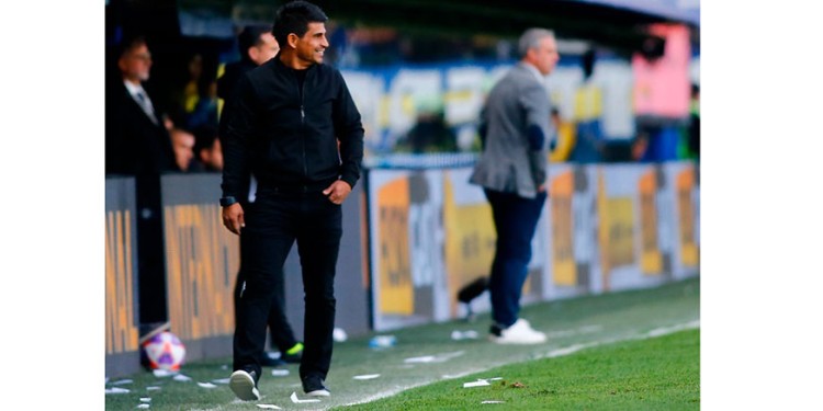 IBARRA. “Aunque ganemos, no somos candidatos”, remarcó el DT Xeneize. (Foto: Baires)