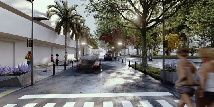 Comenzaron las obras del Paseo Colón, con sellos inclusivos y sustentables