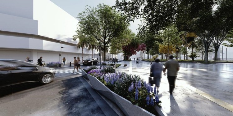 Comenzaron las obras del Paseo Colón, con sellos inclusivos y sustentables