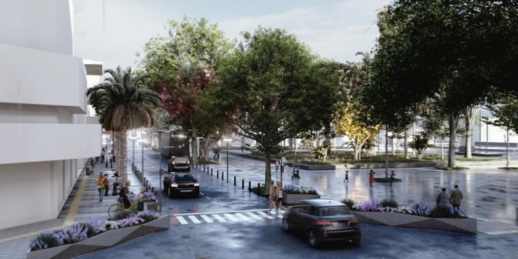 Comenzaron las obras del Paseo Colón, con sellos inclusivos y sustentables
