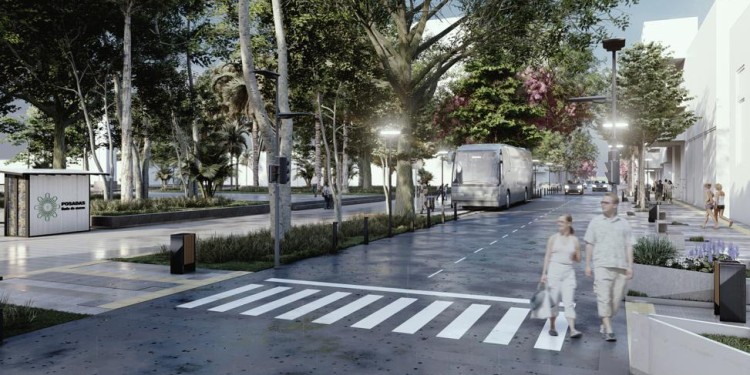 Comenzaron las obras del Paseo Colón, con sellos inclusivos y sustentables