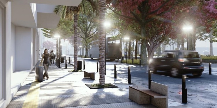 Comenzaron las obras del Paseo Colón, con sellos inclusivos y sustentables