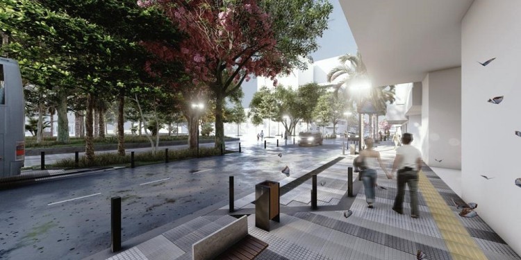 Comenzaron las obras del Paseo Colón, con sellos inclusivos y sustentables