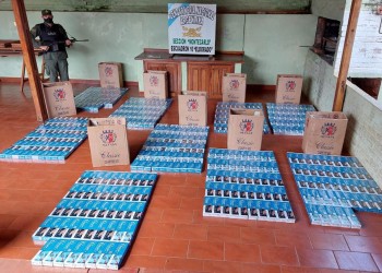 Incautan más de 4 mil paquetes de cigarrillos ilegales en Piray