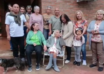 Mercedes Vera celebró sus 101 años junto a su familia en Eldorado