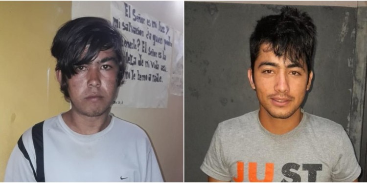 BUSCADOS. Roberto Carlos Morel y Juan Gabriel Rolón son los fugados.