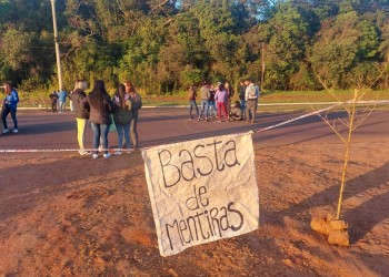 Vecinos cortaron el tránsito en la principal avenida de Garupá