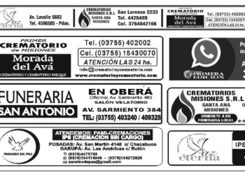 Fúnebres del lunes 17 de octubre de 2022