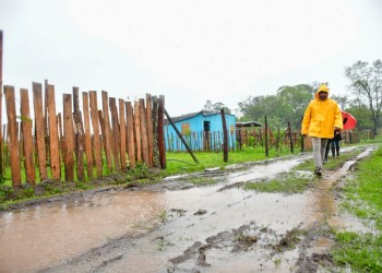 Más de 25 familias debieron ser asistidas por las lluvias en el Gran Posadas