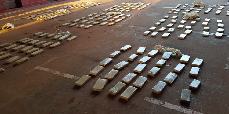 CONTEO. Los 250 panes descubiertos por efectivos de la Unidad Regional IX.