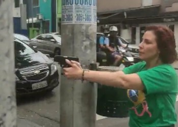 Escándalo en Brasil: diputada bolsonarista persiguió con un arma a un simpatizante de Lula