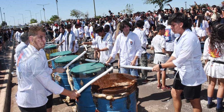 La segunda prueba piloto de la Estudiantina posadeña, en fotos