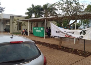 Protesta de empleados municipales en Montecarlo