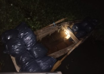 Secuestraron un bote y flores de marihuana valuadas en casi 24 millones de pesos