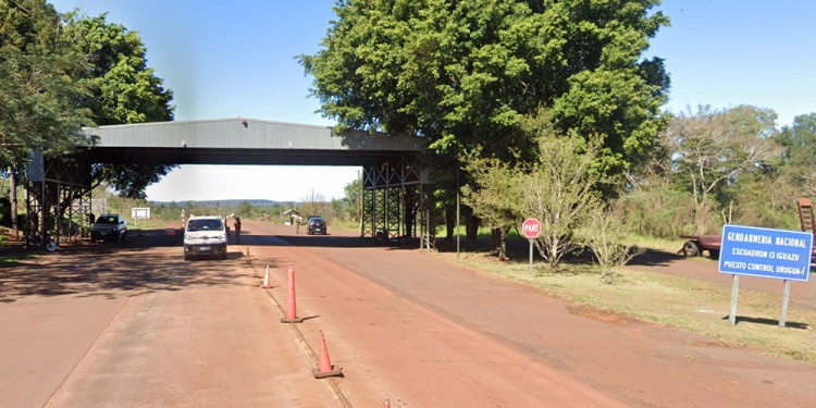 RUTA NACIONAL 12. El puesto fijo de Gendarmería Nacional donde se desempeñaban los sospechosos.