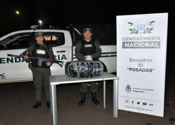 Incautaron más de 20 kilos de marihuana en el cuarto tramo de la Costanera de Posadas