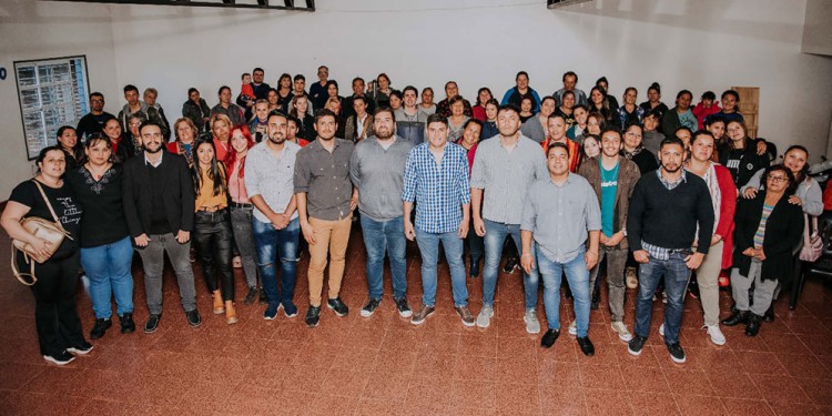 SE FUERON. El grupo encabezado por Ferber pegó el portazo a la UCR Misiones con un duro comunicado el día de la asunción de Argañaraz.