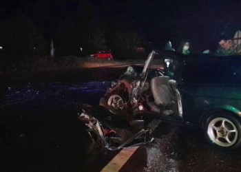 Siniestro vial entre auto y camión sobre la ruta 14 deja cuatro lesionados
