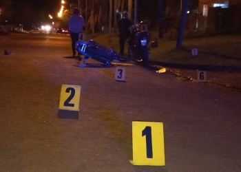 Choque de motos dejó cuatro heridos, entre ellos un niño