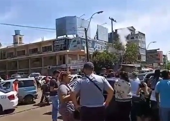 Cierran acceso a cabecera paraguaya del puente San Roque González de Santa Cruz