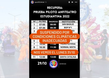 APES: “Nos vemos el lunes 31”