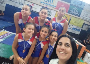 Gimnastas apostoleñas se destacaron en La Pampa