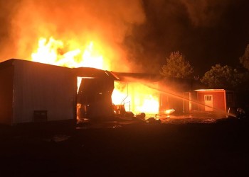 Se incendió un establecimiento maderero en Panambí