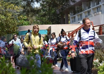 La delegación misionera llegó a la Costa Atlántica de cara a los Juegos Evita