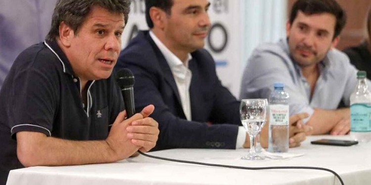 GRIETA EN JXC. Facundo Manes vino a Misiones y encabezó un acto con pocos adherentes. Luego fue a Corrientes donde hubo más concentración.