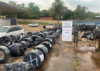 Secuestraron más de 300 neumáticos de contrabando en Misiones y Corrientes
